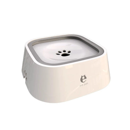 Dog Drinking Water Bowl Floating Non-Wetting Mouth Cat Bowl