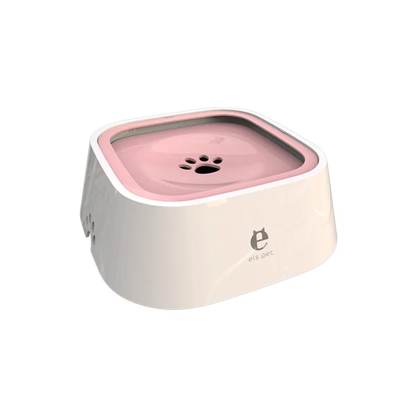 Dog Drinking Water Bowl Floating Non-Wetting Mouth Cat Bowl