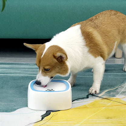 Dog Drinking Water Bowl Floating Non-Wetting Mouth Cat Bowl