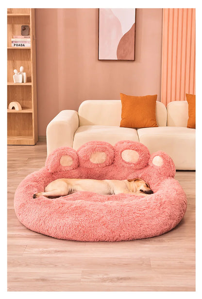 Fluffy Dog Bed Large Pet Products Dogs Beds Small Sofa Baskets