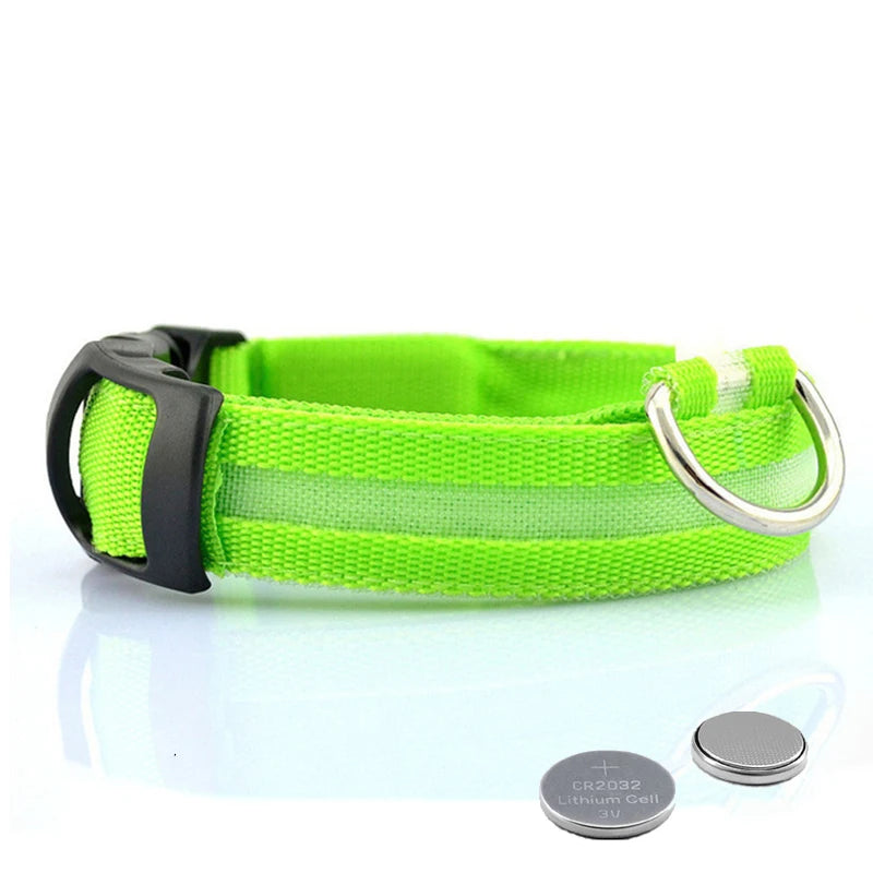 Led Dog Collar Light Anti-lost Collar For Dogs Puppies Night