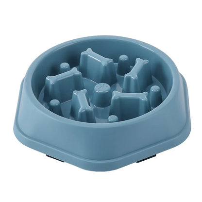 Pet Slow Food Bowl Anti-choking Feeder PP Plastic Dish Bowl