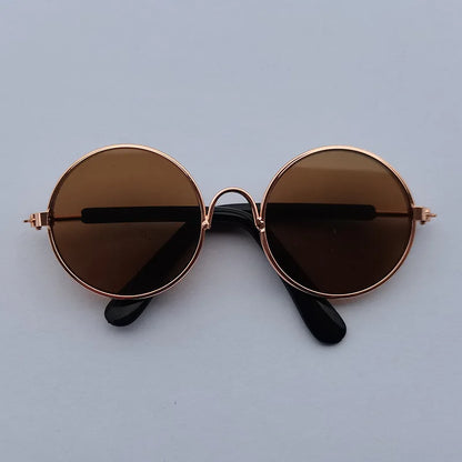 Lovely Vintage Round Cat Sunglasses Reflection Eye wear glasses