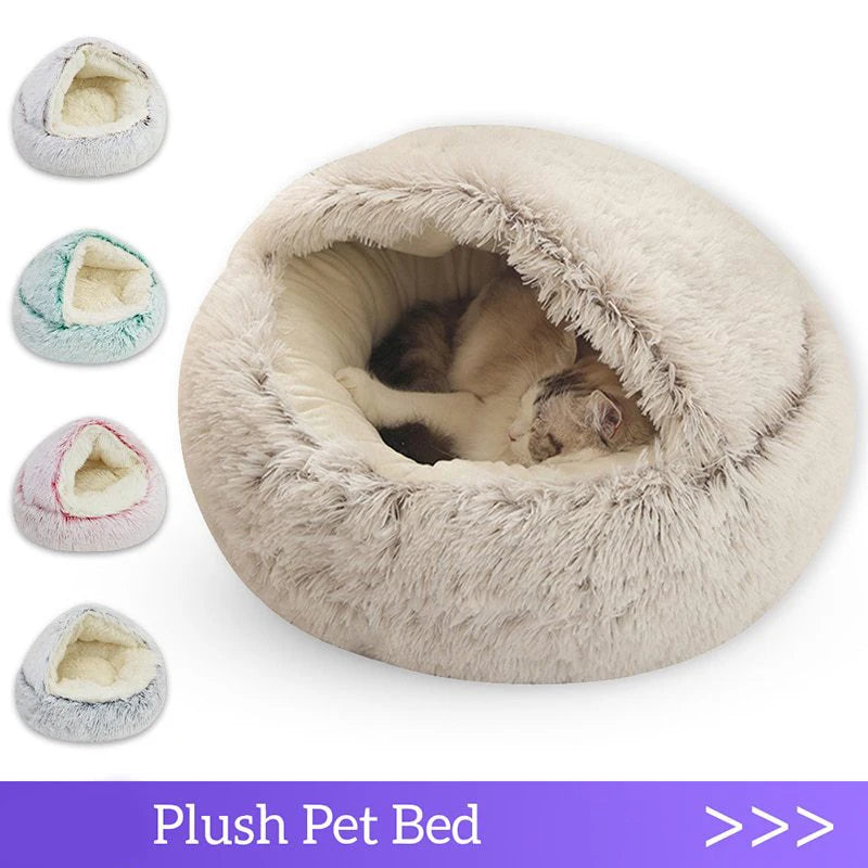 Cat Bed Pet Mattress Warm Soft Plush Pet Bed with Cover Cat