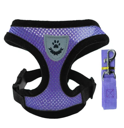 Cat Harness Vest Walking Lead Leash For Puppy Dogs Collar