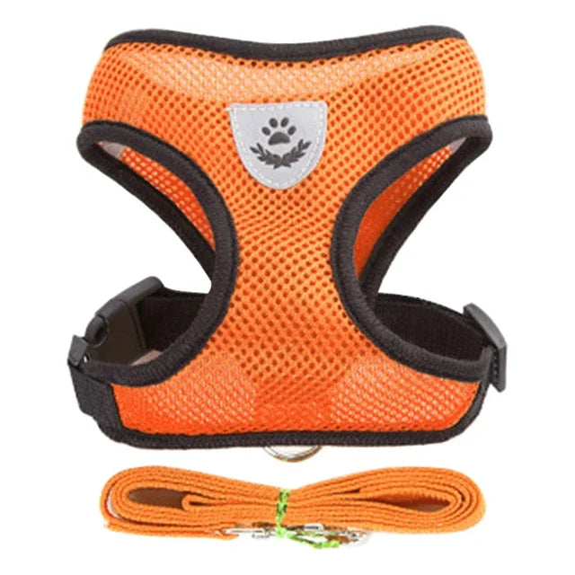 Cat Harness Vest Walking Lead Leash For Puppy Dogs Collar