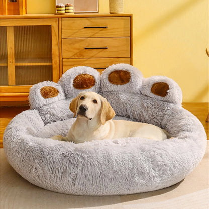 Fluffy Dog Bed Large Pet Products Dogs Beds Small Sofa Baskets