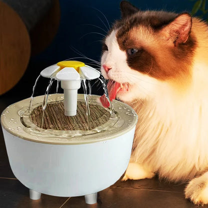 Pets Water Fountain Auto Filter USB Electric Mute Cat Drinker Bowl