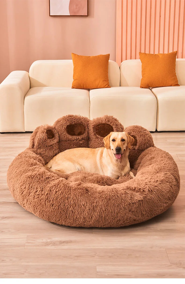 Fluffy Dog Bed Large Pet Products Dogs Beds Small Sofa Baskets