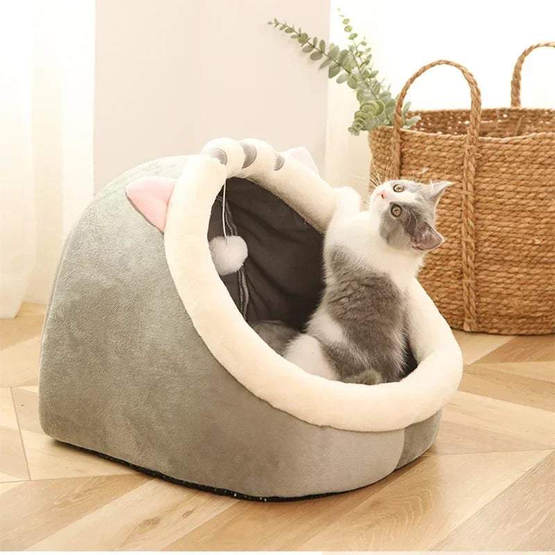 Cat Pad Bed Sweet Soft Warm Pet Basket Cozy Kitten Cushion