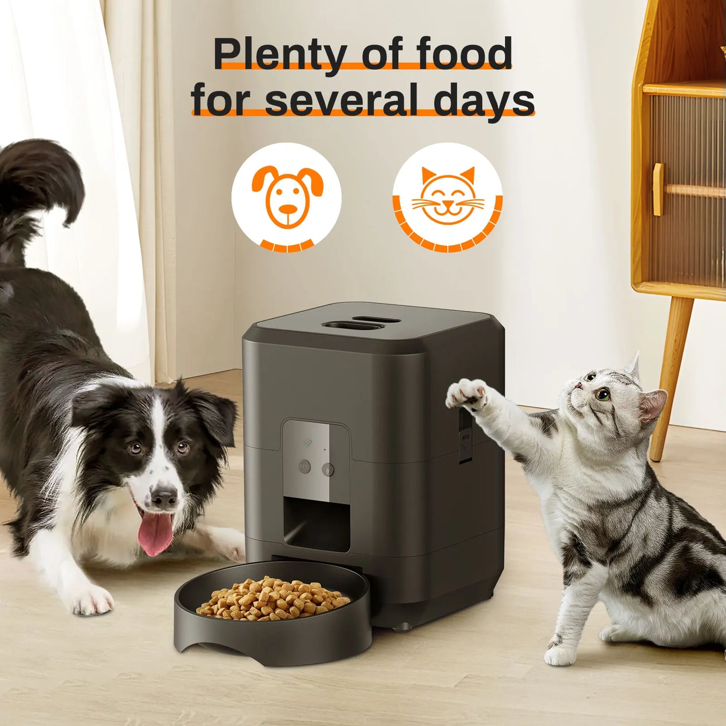 Smart Pet Feeder Automatic Cat Feeder Dog Slow Food Machine