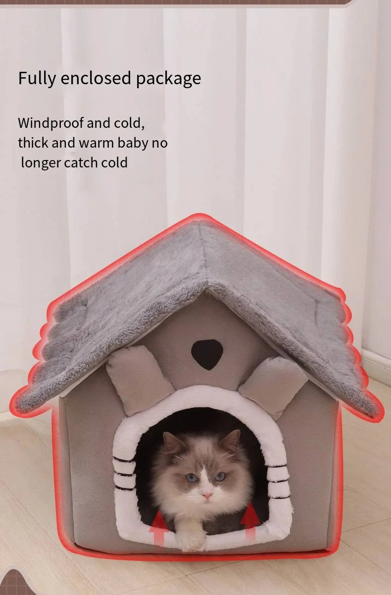 Cats and Dogs House House Small Dog Four Seasons