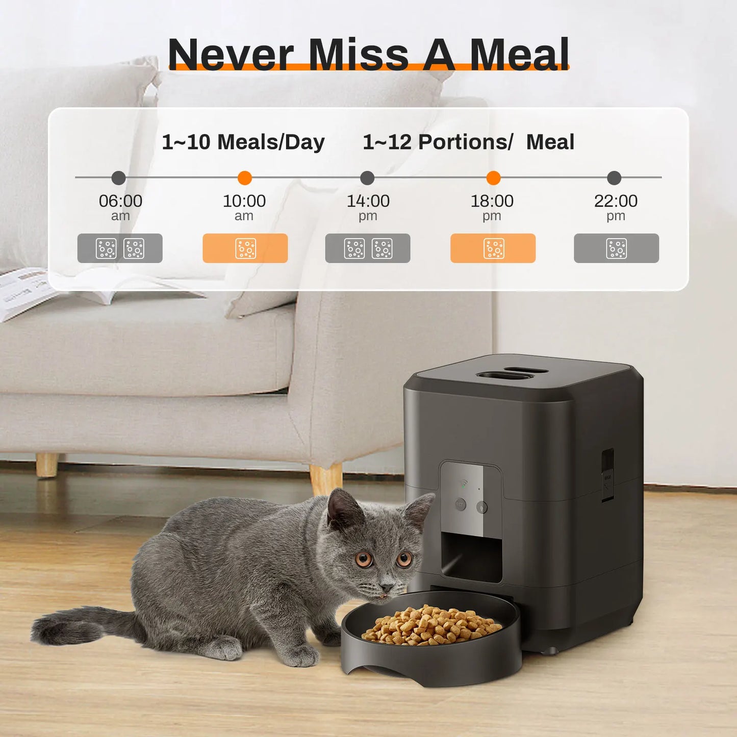 Smart Pet Feeder Automatic Cat Feeder Dog Slow Food Machine