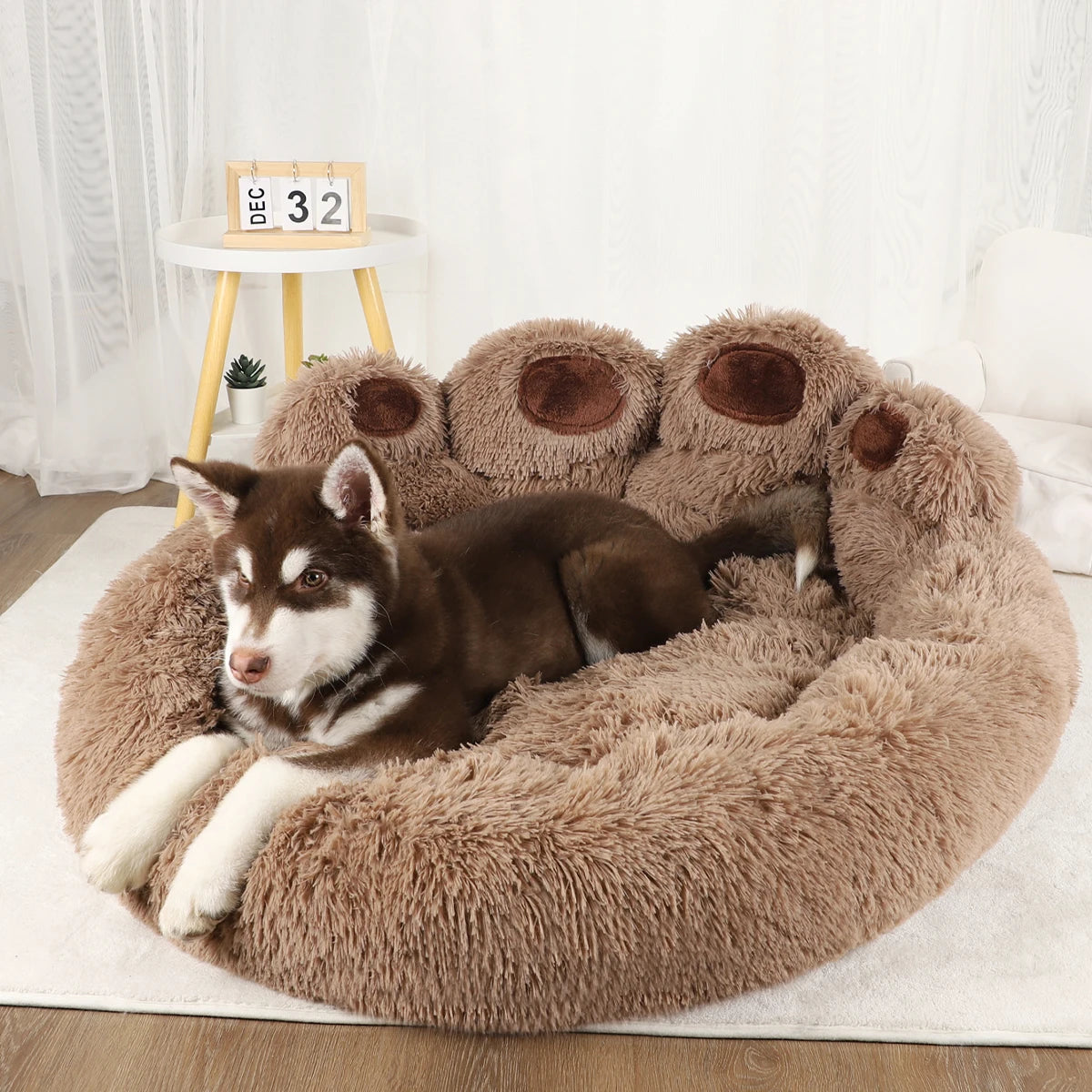 Fluffy Dog Bed Large Pet Products Dogs Beds Small Sofa Baskets