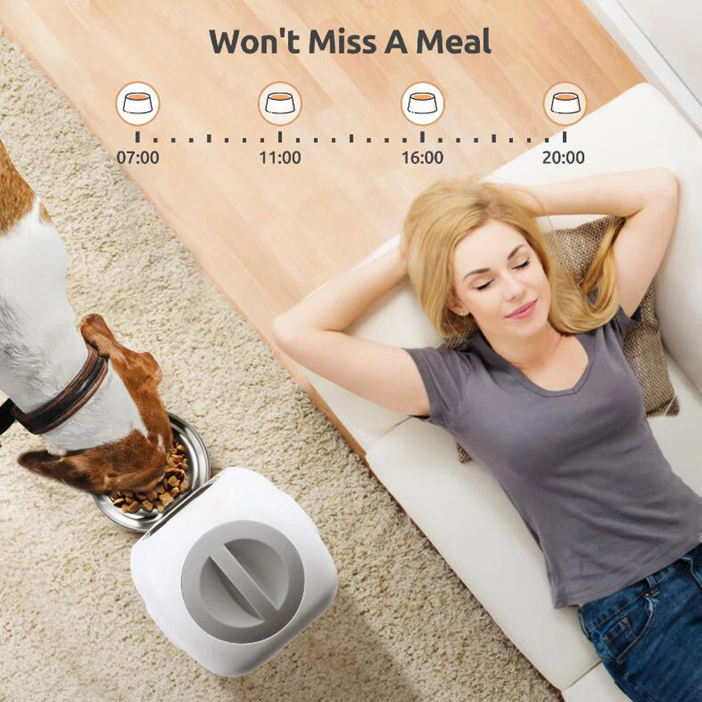 Automatic Pet Feeder For Cats WiFi Smart Swirl Slow Dog Feeder