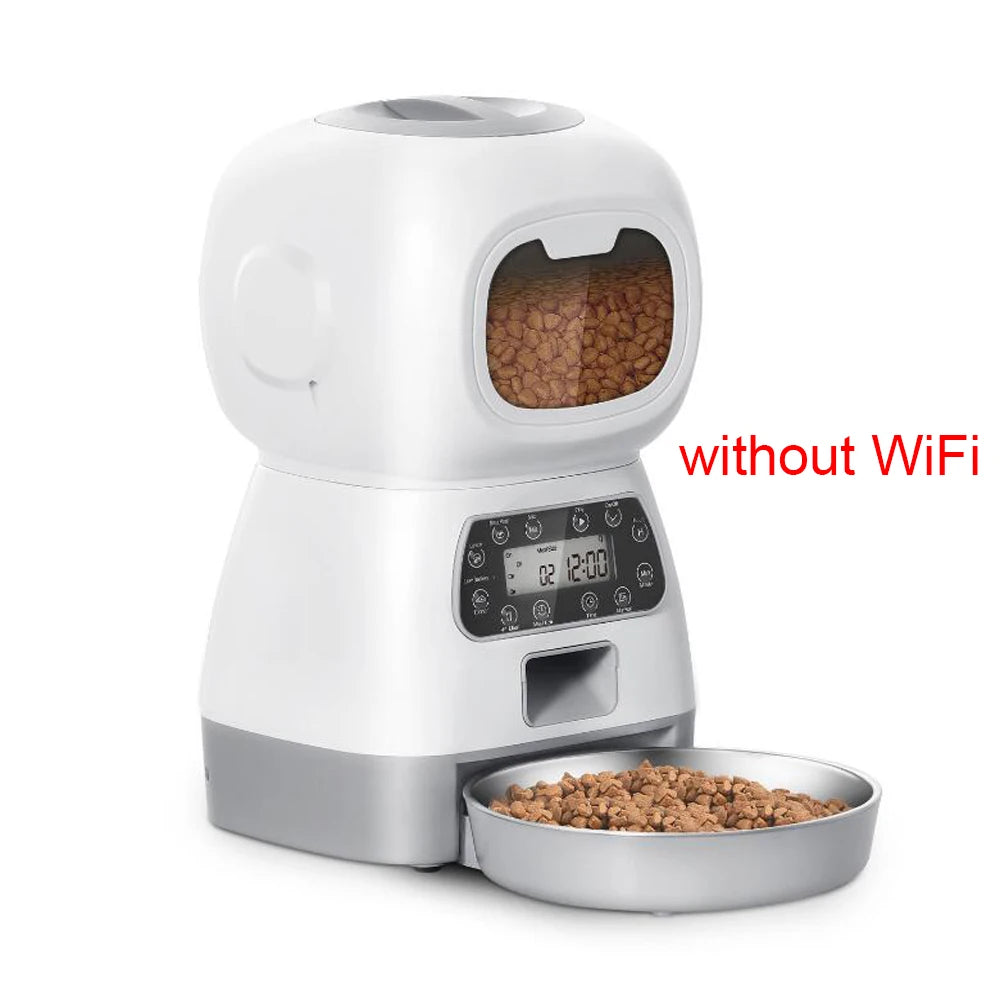 Automatic Pet Feeder For Cats WiFi Smart Swirl Slow Dog Feeder