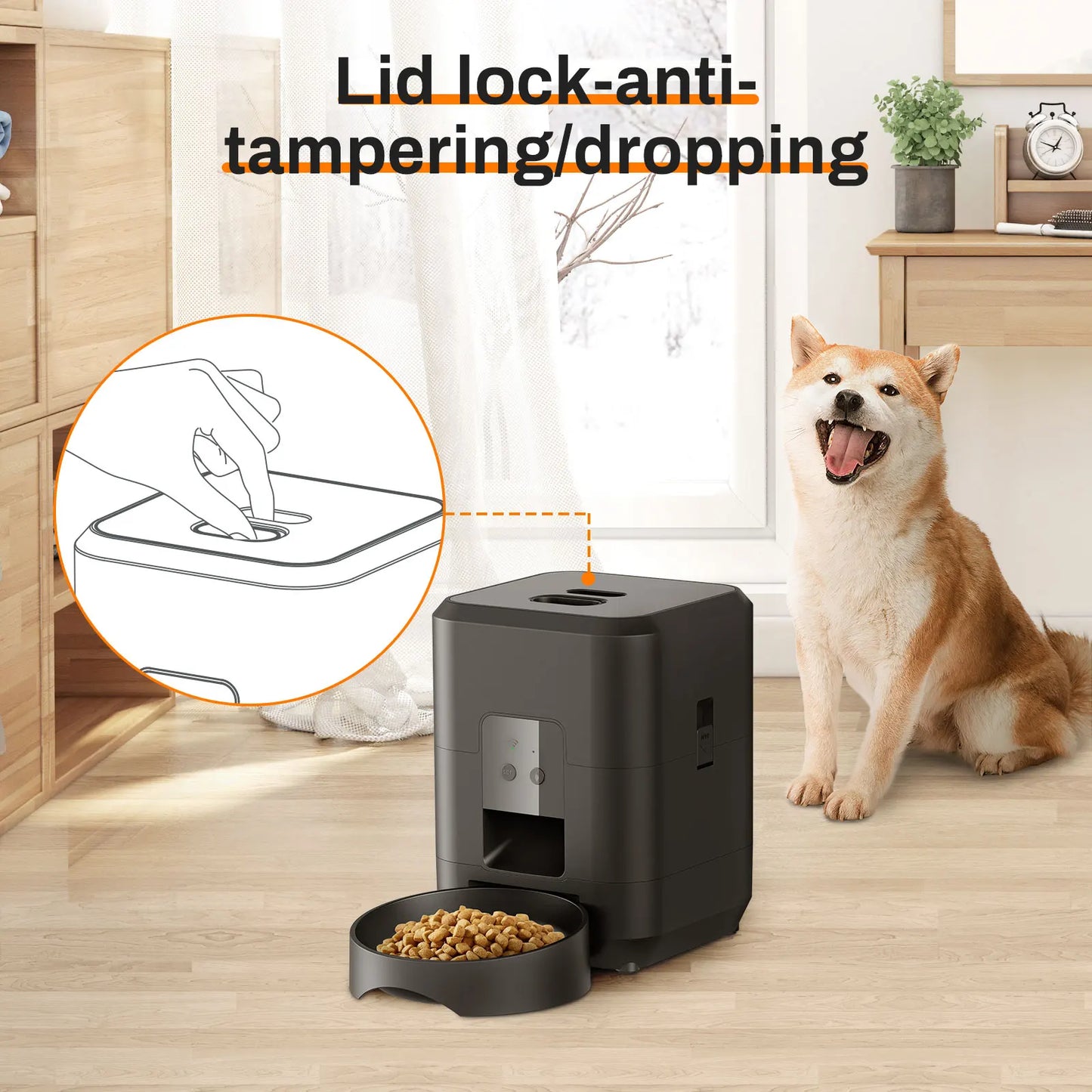 Smart Pet Feeder Automatic Cat Feeder Dog Slow Food Machine